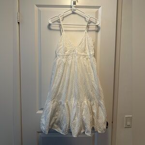 Zara cotton white dress